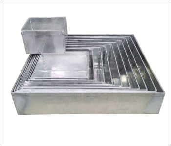moldes cuadrados de aluminio con pestañas