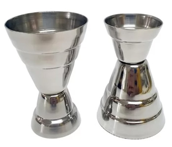 Jigger Medidor Doble 10 Cm Barman Cocteleria Acero