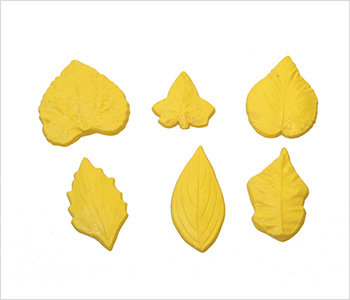 marcadores forma de hojas set